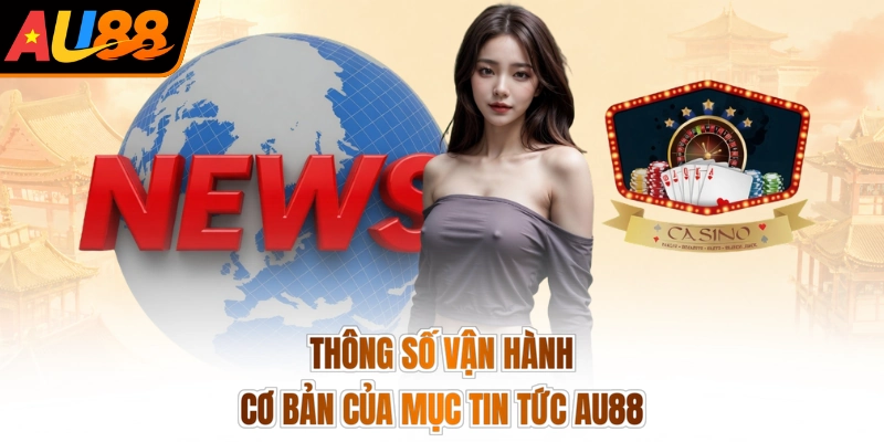 Thông số vận hành cơ bản của mục tin tức AU88